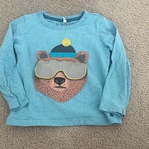 Joules 4T Blue Bear Graphic Kids Shirt